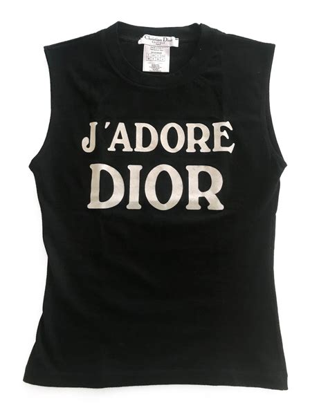 j adore dior 8 shirt|j'adore Dior top vintage.